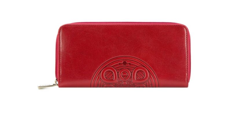 czerwony portfel WITTCHEN