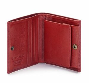 czerwony portfel z kolekcji Modena
