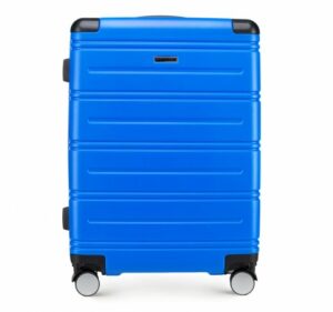 niebieska walizka z kolekcji Corner Line