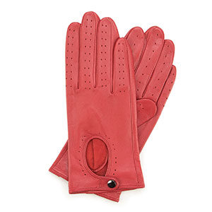 czerwone rękawiczki damskie