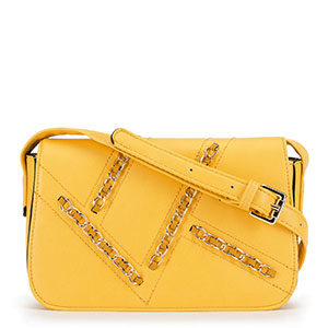 żółta torebka z łańcuszkiem z kolekcji Young