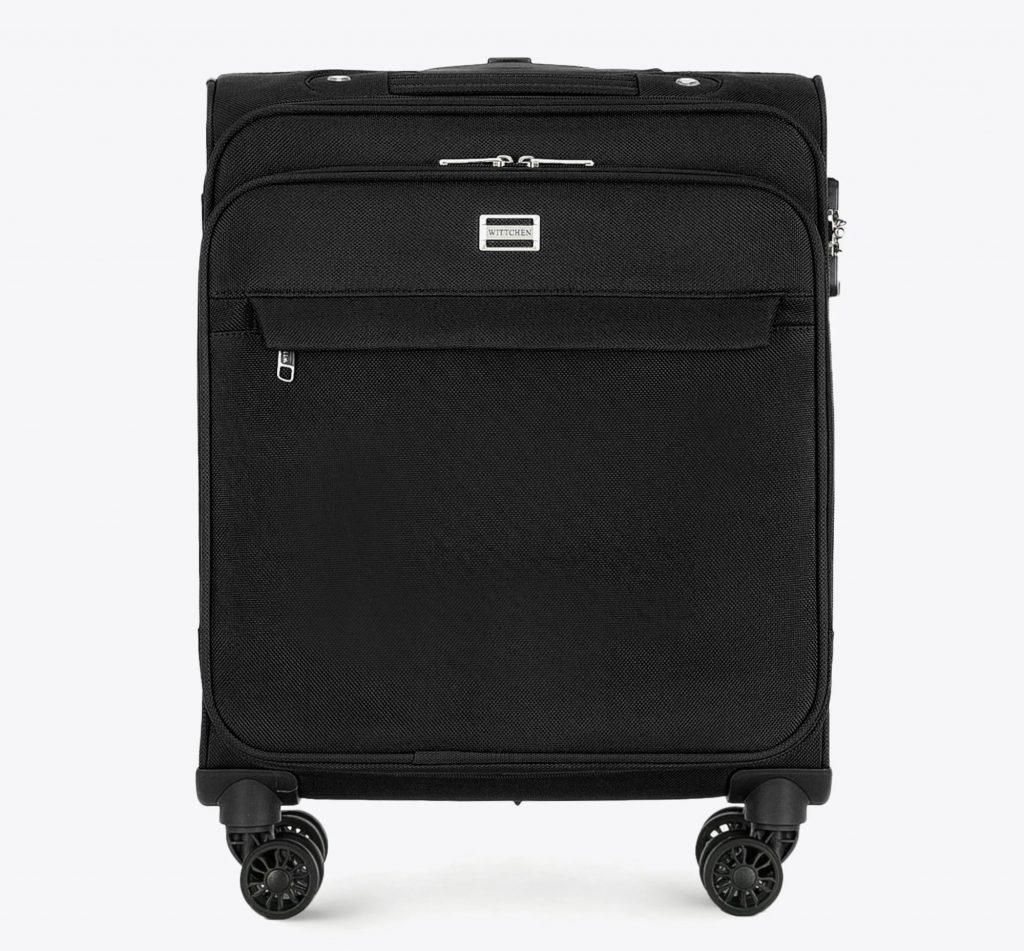 mała miękka walizka wittchen jest dobra pod wymiary walizek kabinowych 